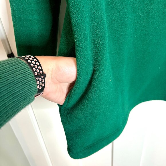 Dudley Stephens Cobble Hill Turtleneck Fleece Sweater Green Base Layer Small - Picture 5 of 7